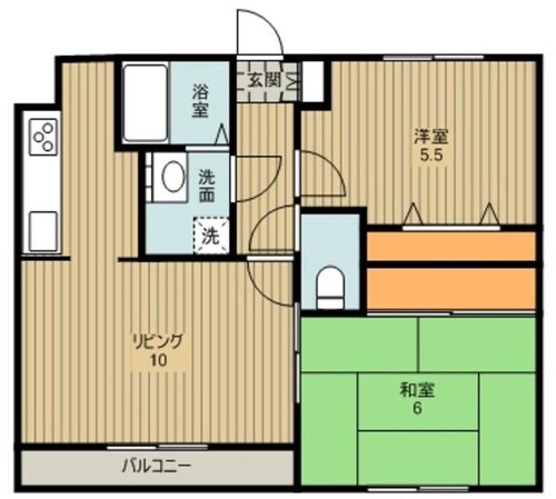 オリエントマンション川越の物件間取画像